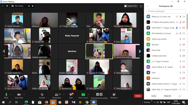 Masa Pengenalan Lingkungan Sekolah (MPLS) SMA MUHAMMADIYAH 1 PURWOKERTO
