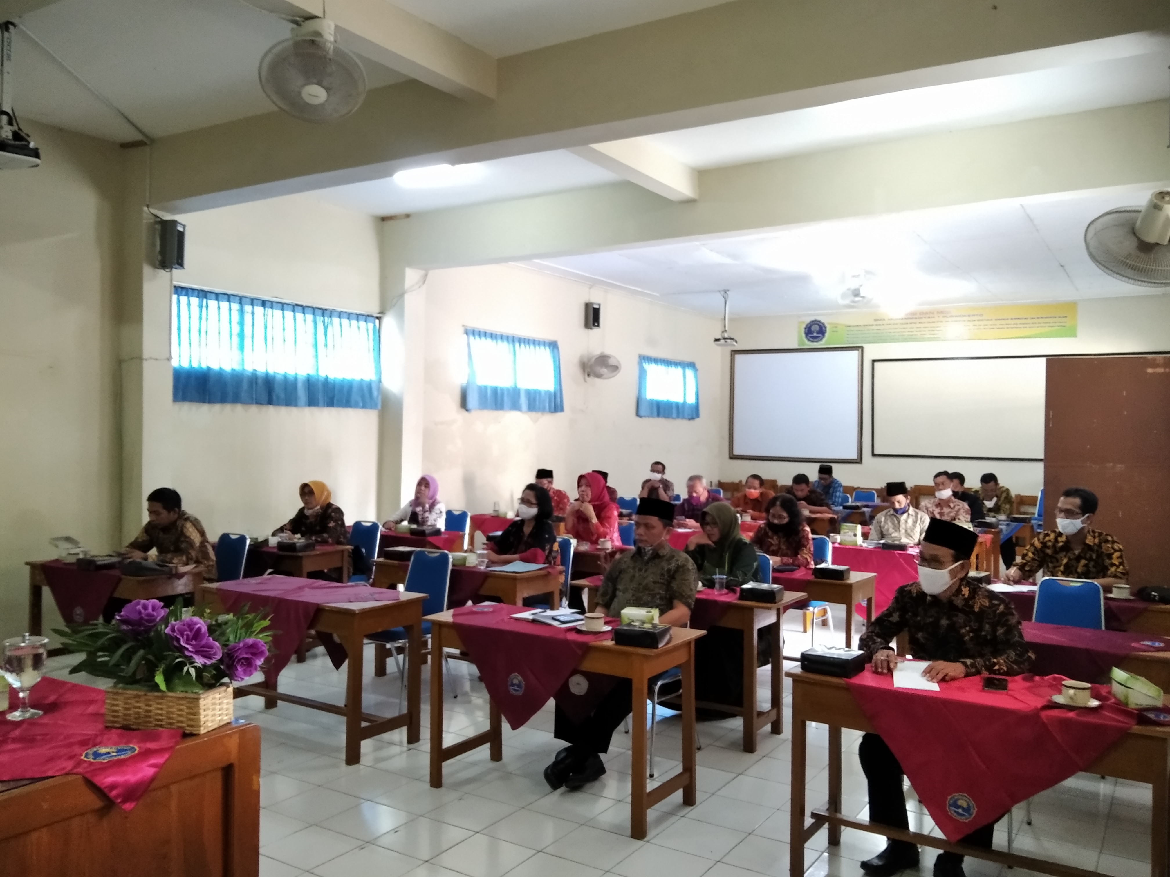 Musyawarah Kerja Kepala Sekolah (MKKS) Bulan Agustus di SMA Muhammadiyah 1 Purwokerto