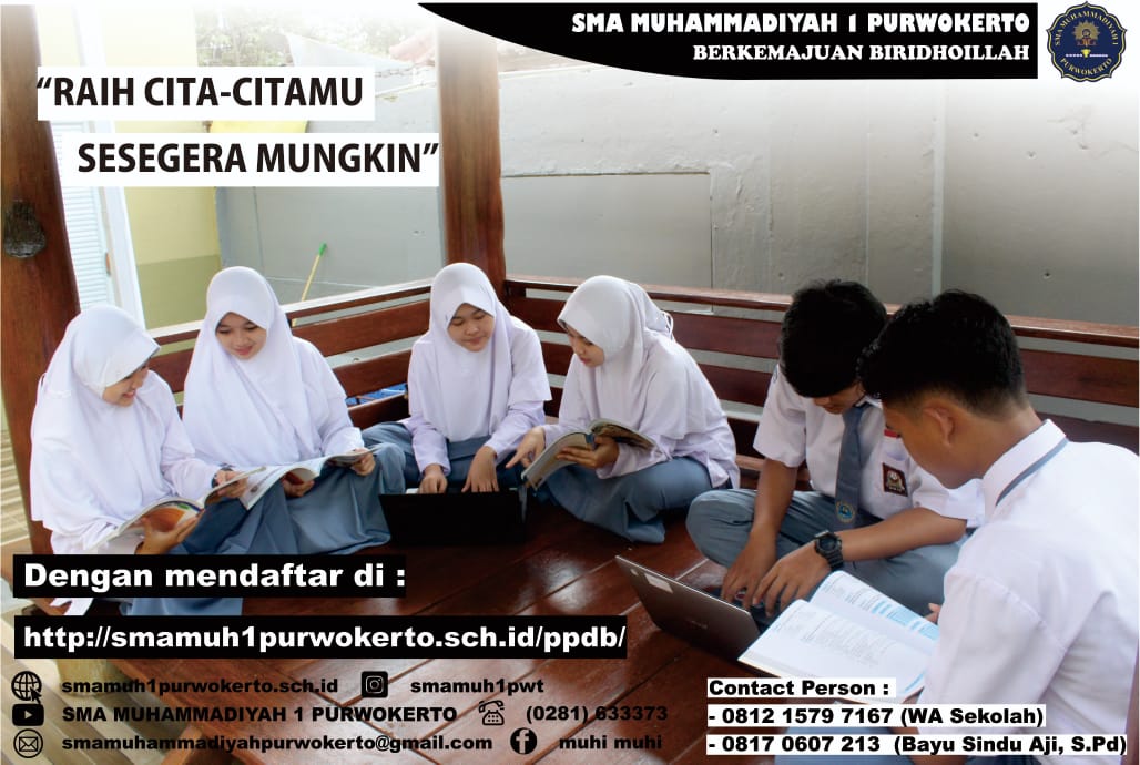 Yok gabung di SMA Muhammadiyah 1 Purwokerto