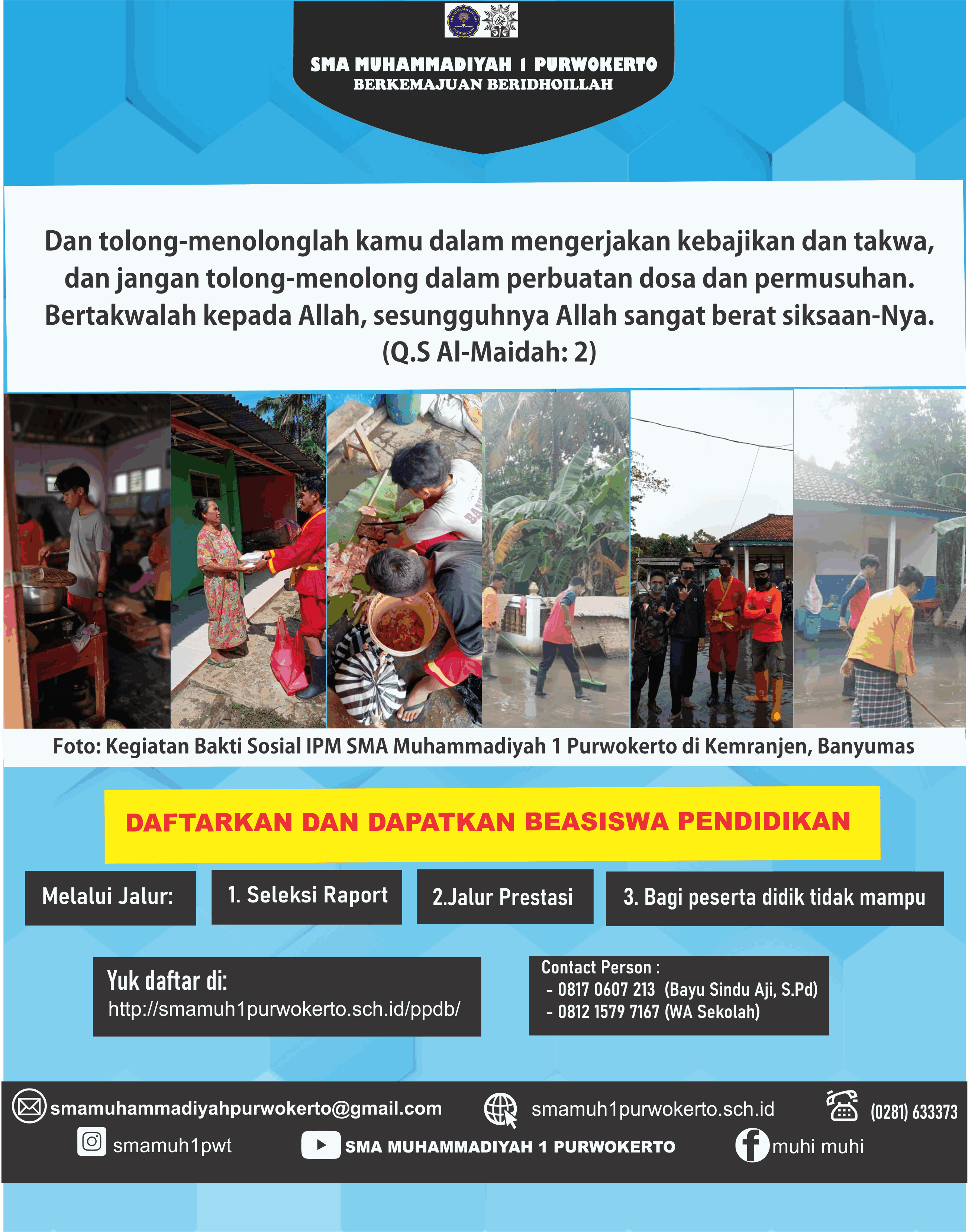 PEDULI KORBAN BANJIR KEMRANJEN